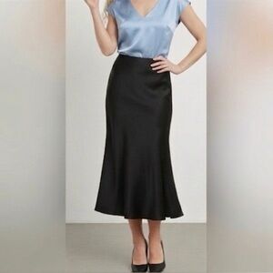 ✨125 Satin Midi Skirt